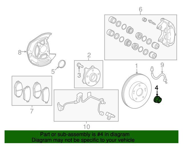 20022022 Lexus Axle Nut 9008017238 SSL Parts