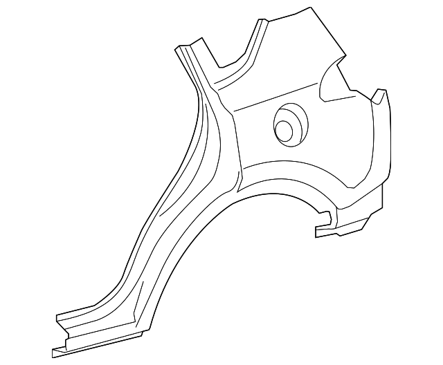 20132018 Toyota RAV4 Quarter Panel 6160242080 Toyota Parts