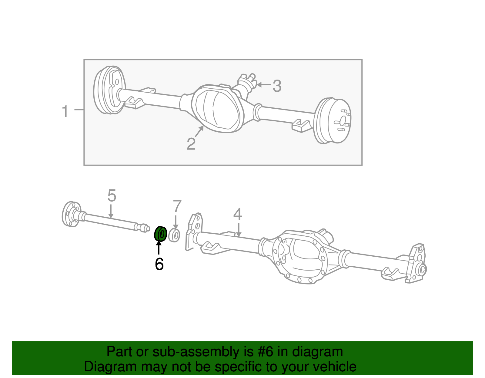 Rear Wheel Bearing - GM (88927028)