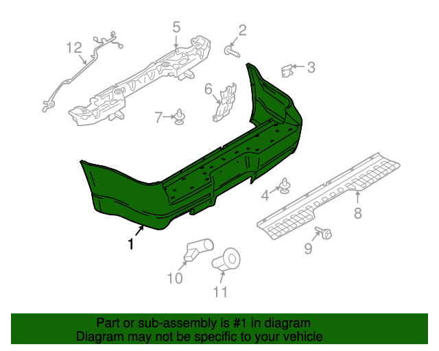 20082010 Ford Explorer Sport Trac Bumper Cover 8A2Z17K835APTM