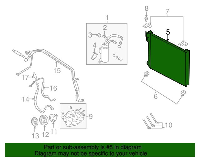 20072019 Ford A/C Condenser 9C2Z19712B Blue Springs Ford Parts