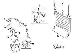 2007-2019 Ford Liquid Hose CC2Z-19835-B | AutoNationParts.com