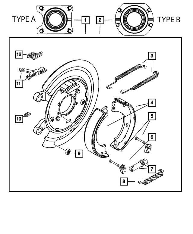 20022007 Dodge OEM NEW 20022006 Mopar Dodge Durango Parking Brake