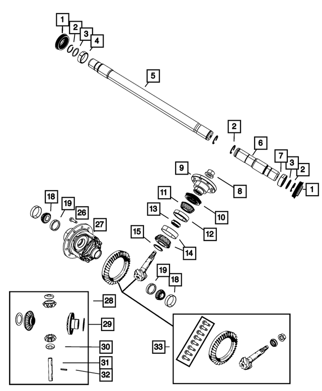 20012011 Mopar Jeep Dodge Corporate Front Axle Shaft Seal 8.25 205mm