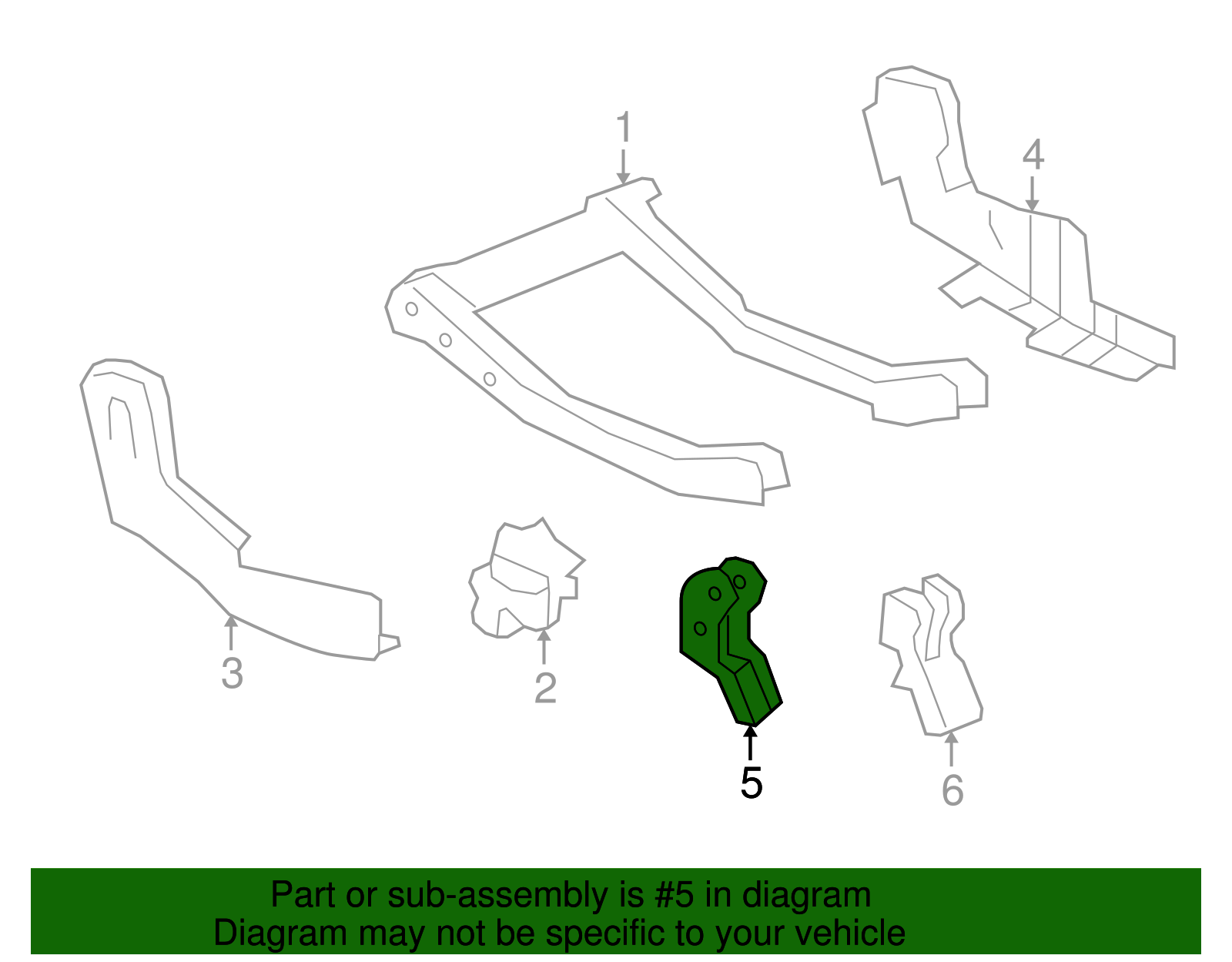 Bracket - GM (96800148)
