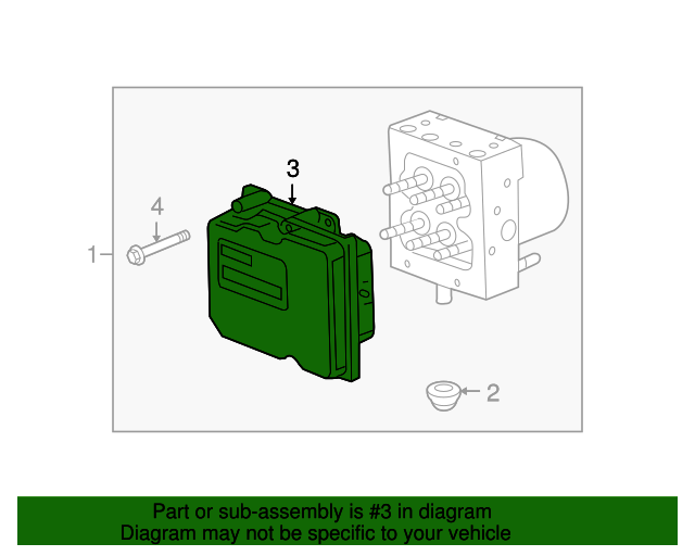20132016 GM Chassis Control Module 22874300 GM