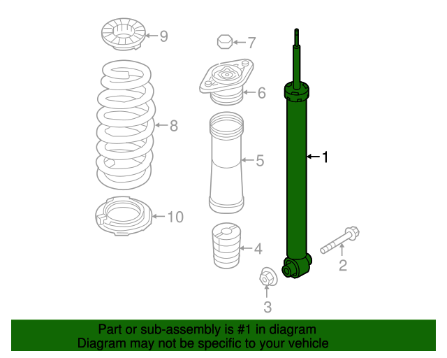 Shock absorber for KIA OPTIMA rear and front low price at online store