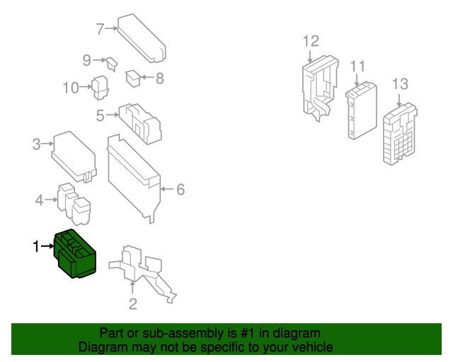 20052024 Nissan Relay Box 25237AM600 Nissan Parts Plus