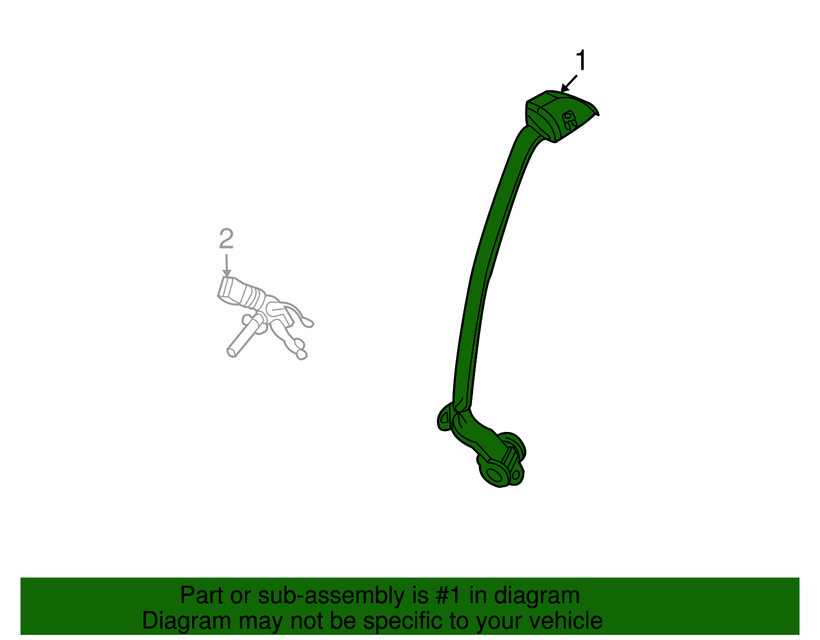 Belt Kit, P/Seat (Retr Side) *Left Cashmere *Cashmere - Cadillac (89026024)