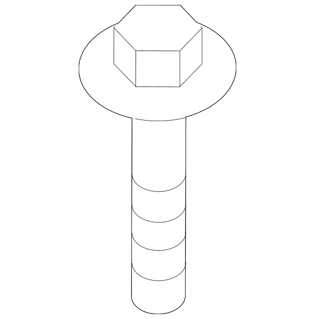 Support Bracket Screw - Ford (W709633-S439)