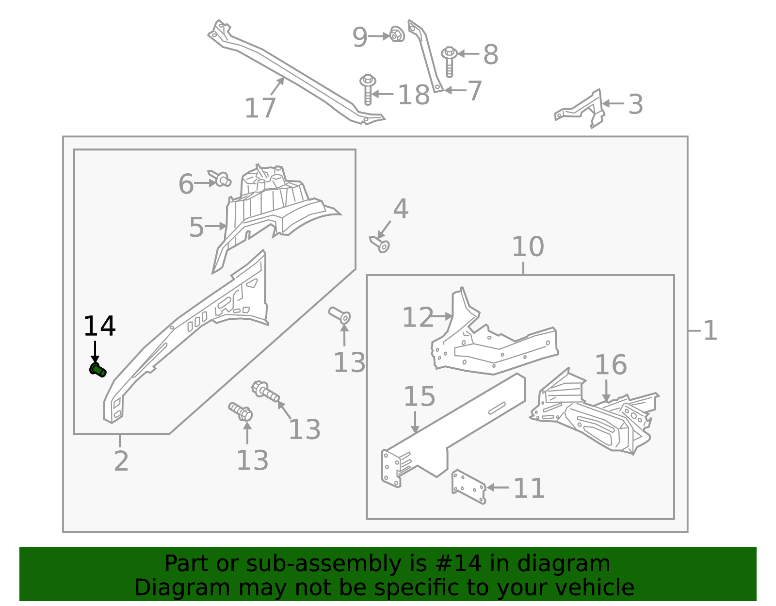 Reinforced Panel Nut - Ford (W720776-S450)