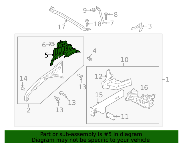 20202023 Ford OEM Strut Tower L1MZ3A436E OEM Ford Parts