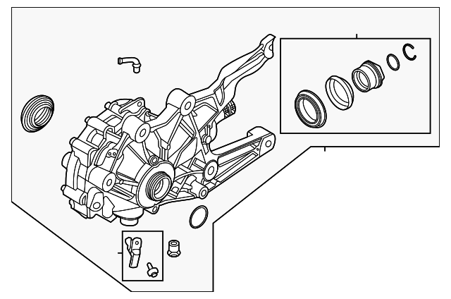 2021-2023 Ford Carrier Assembly L1MZ-3B403-L | OEM Parts Online