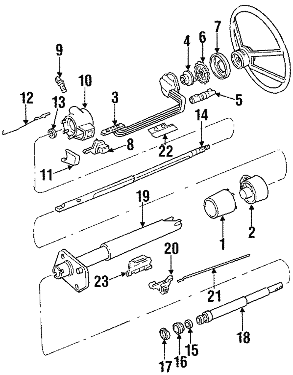 Signal Lever - GM (19353956)