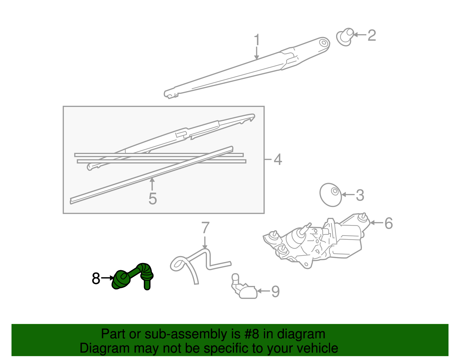 Hose Grommet - Toyota (85373-45020)