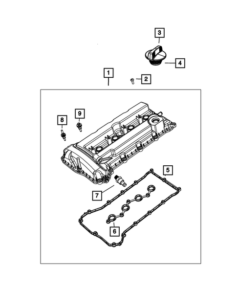 Cylinder Head for 2013 Jeep Compass #1