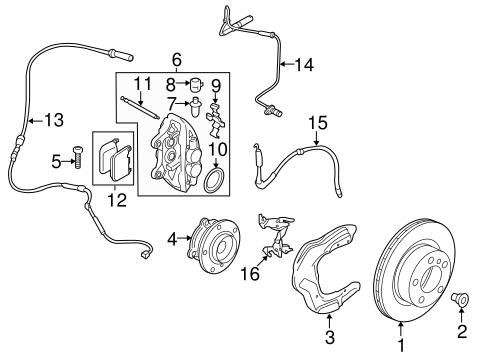 Brake Components for 2019 BMW 430i Gran Coupe #1