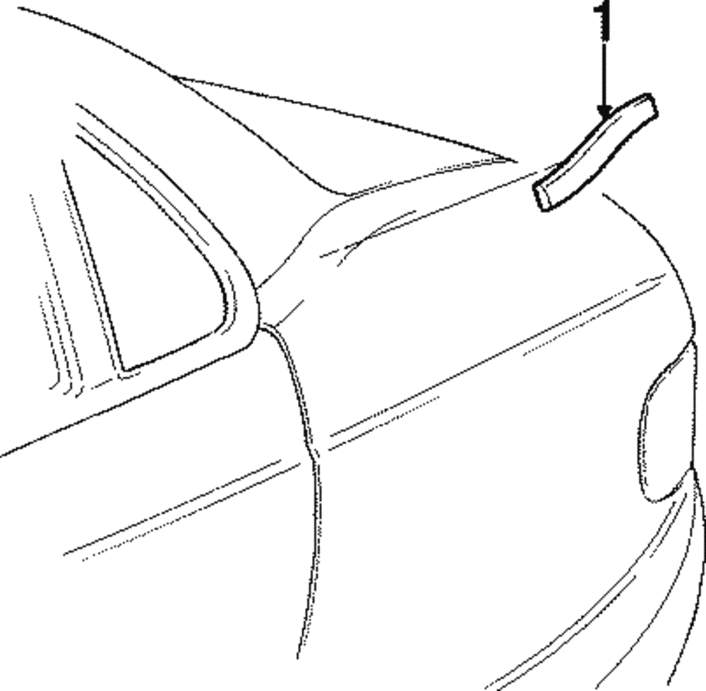 Molding, Q/Panel Belt Rvl - GM (90546132)