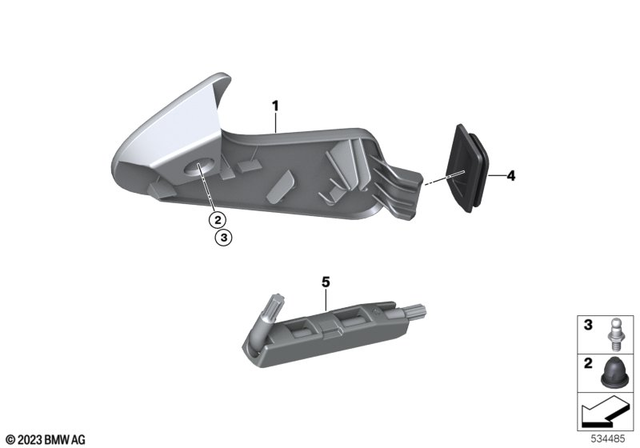 46637728070 - Rubber Grommet, Slot 2010-2024 BMW-Motorrad | BMW 