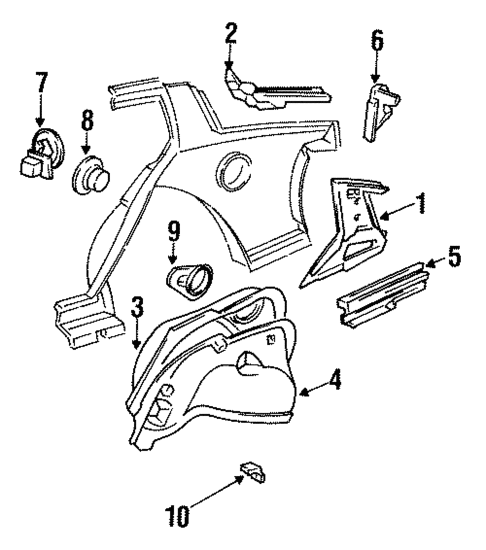 Ext-Panel R/End To Quarter Otr Upper - GM (20637583)