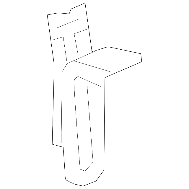 Rear Compartment Panel Longitudinal Reinforcement - GM (95414158)