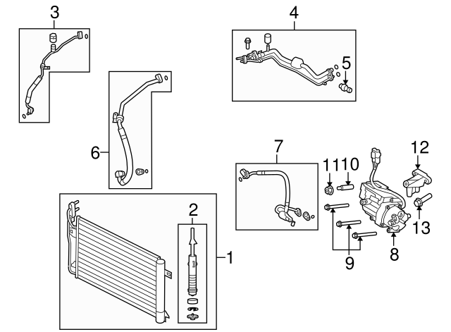 2010-2012 Ford A/C Condenser 9E5Z-19712-A | Blue Springs Ford Parts