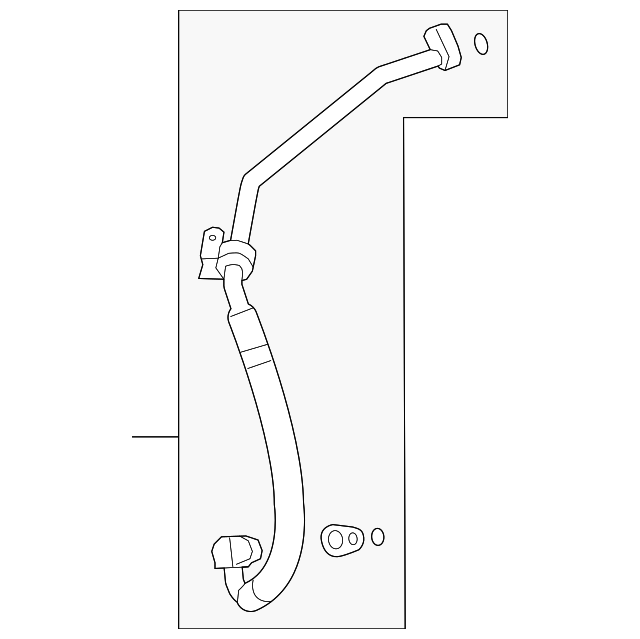 Motorcraft™ A/C Refrigerant Liquid Hose - Ford (YF-3515)