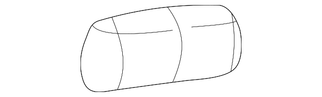 Light Gray Rear Seat Head Restraint Cover - GM (89043509)