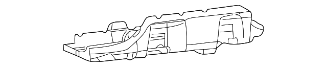 Ebony Rear Driver Side Seat Cushion Panel - GM (89043566)