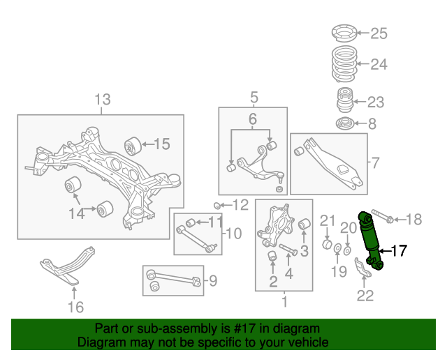 553101U350 Shock Absorber 20122013 Kia Sorento Kia.Parts Store
