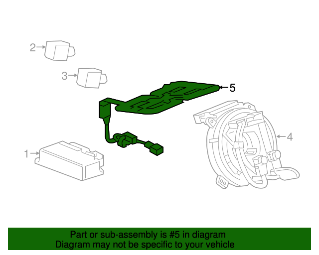 22914498 GM Passenger Seat Belt Presence Sensor GM Parts Store