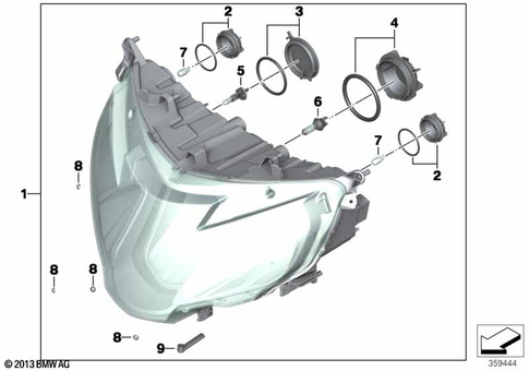 Headlight for 2020 BMW-Motorrad R 1250 RT | BMW Motorrad USA