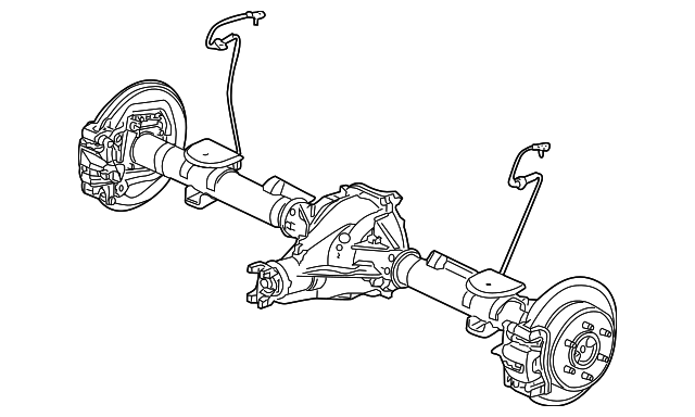 Axle Assembly-Rear (4.56 Ratio) - GM (25920439)