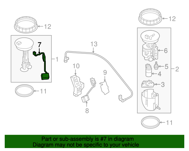20162021 Mazda CX3 Fuel Gauge Sending Unit D10S60960
