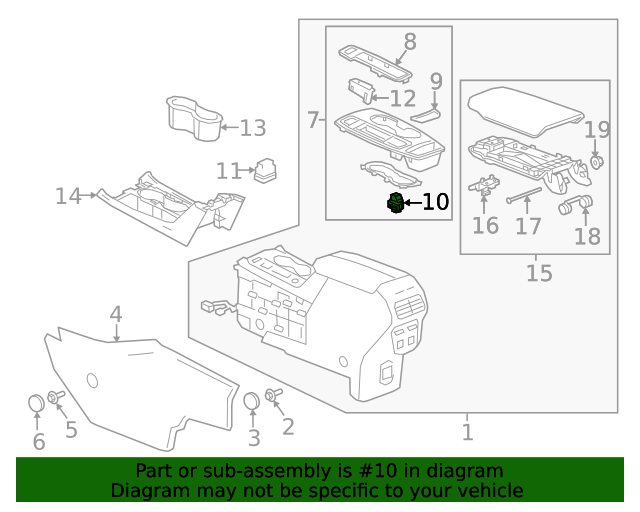 ACDelco 8 Terminal Parking Brake Switch - 23178025 - O'Reilly