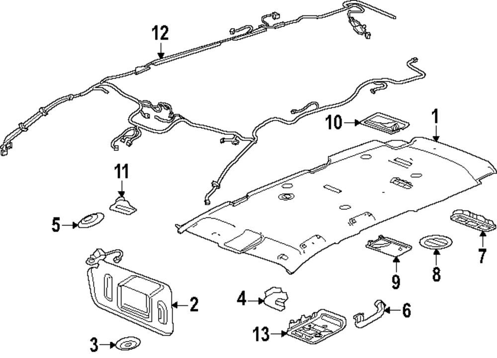 Sun Visor Holder - GM (85119633)