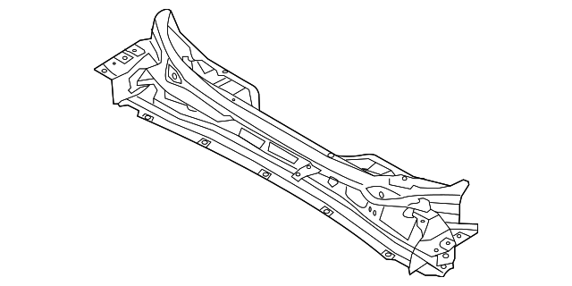 Genuine Hyundai 66700-2L010 Complete Cowl Panel