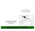 2003-2020 Mitsubishi Wheel Opening Molding Clip MR101262 | MITSUBISHI ...