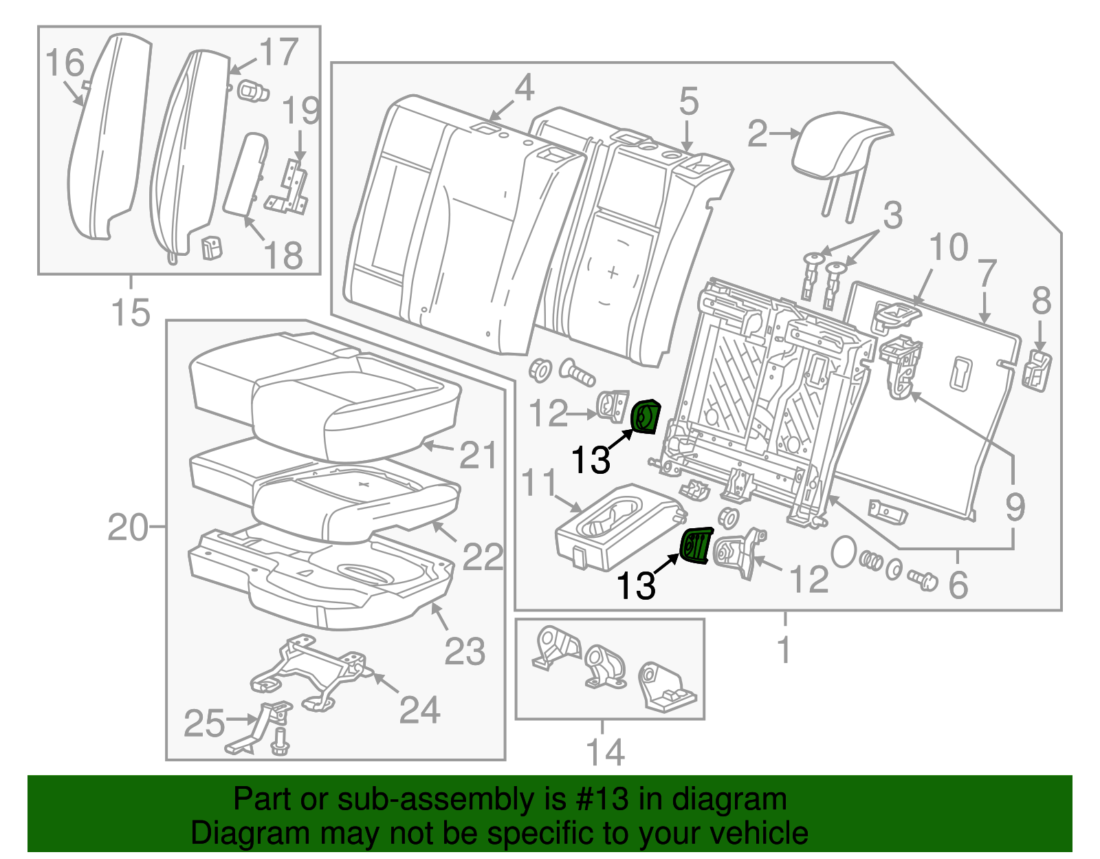 Armrest Cover - GM (95083317)