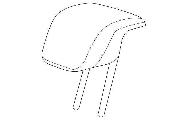 Cocoa Rear Seat Head Restraint - GM (95083171)