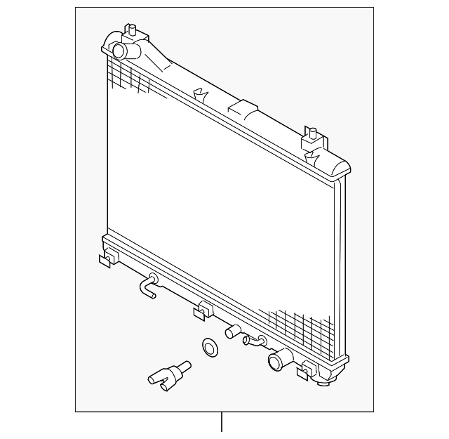 20092013 Suzuki Grand Vitara Radiator Assembly 1770065J10 Suzuki