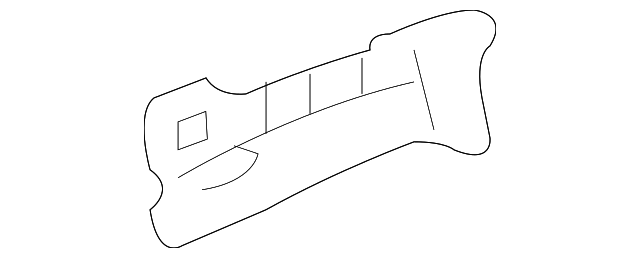FORD OEM-Fender Front Bracket Left 8G1Z16A024A