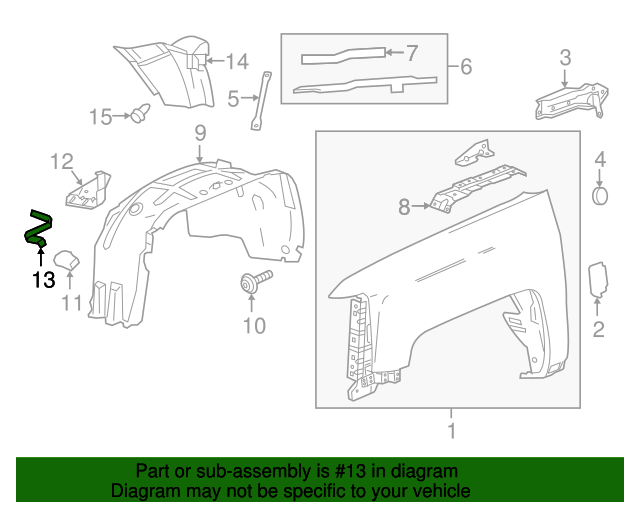22854817 Brace New OEM Part From GM Parts Direct GM Parts Store
