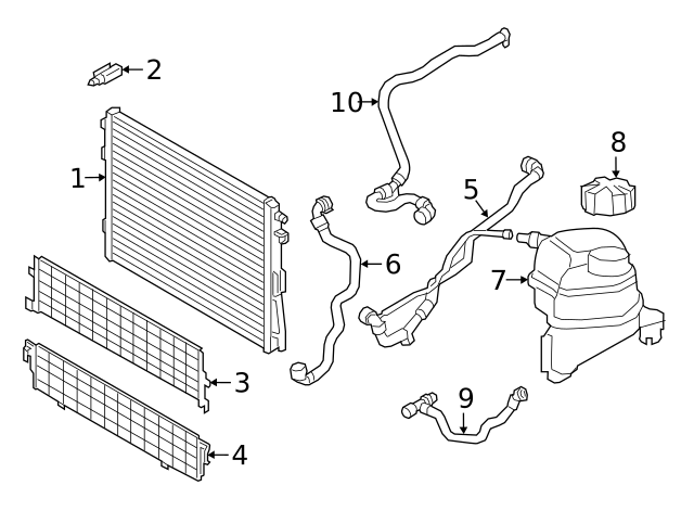 17-12-8-654-833 - Hose, radiator 2019-2024 BMW | AutoNation Parts