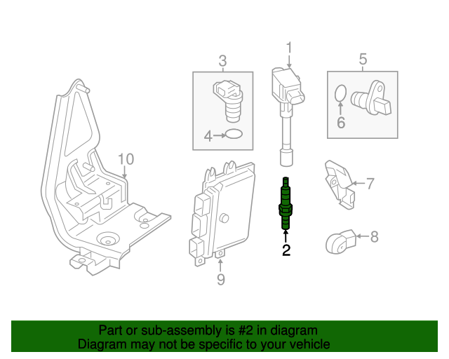 22401-JD01B | Nissan Plug-Spark - Genuine OEM | 22401JD01B | Nissan ...