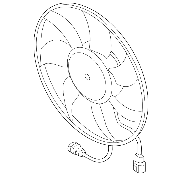 Electric F 8W0959455AA Audi OEM Parts