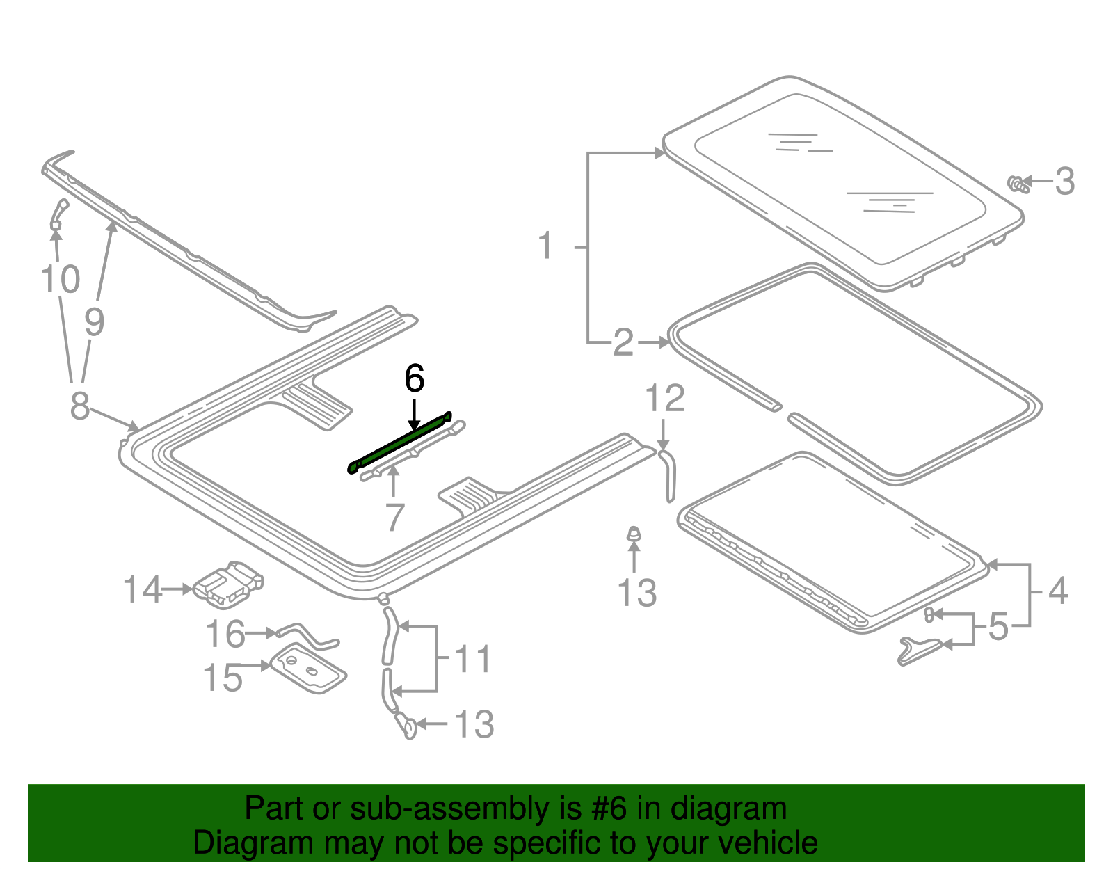 Trim Cover - Volkswagen (8D9-877-792-01C)
