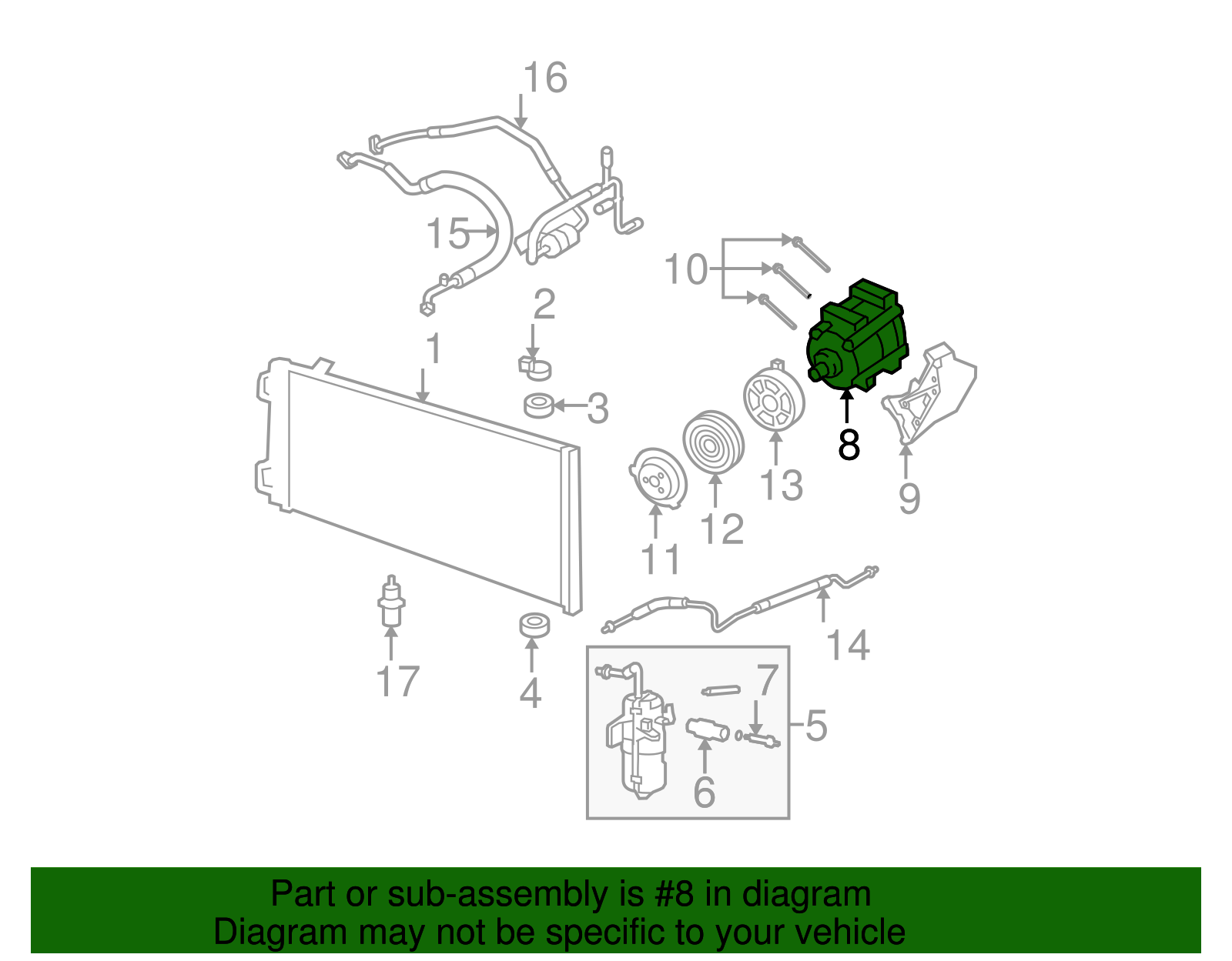 Motorcraft™ Compressor - Ford (YCC-319)