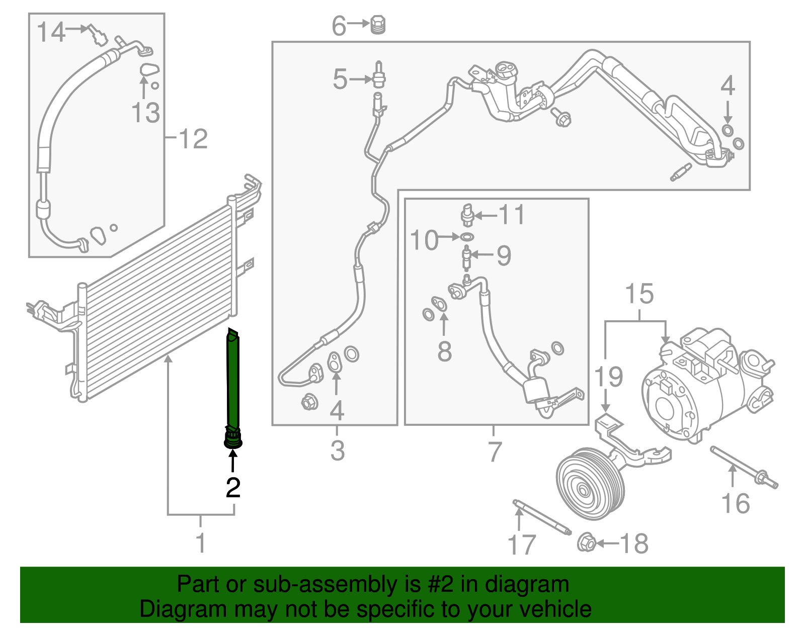 Motorcraft™ A/C Receiver Drier - Ford (YF-37331)