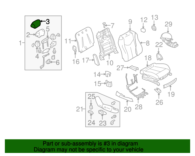 20112015 Infiniti Headrest Cover 86420JJ60E Infiniti Parts Online